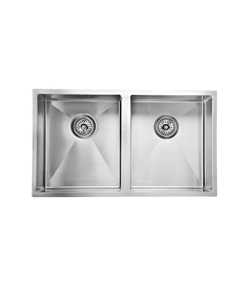 Eden Double Bowl Above or Undermount Sink 760mm PS340DR