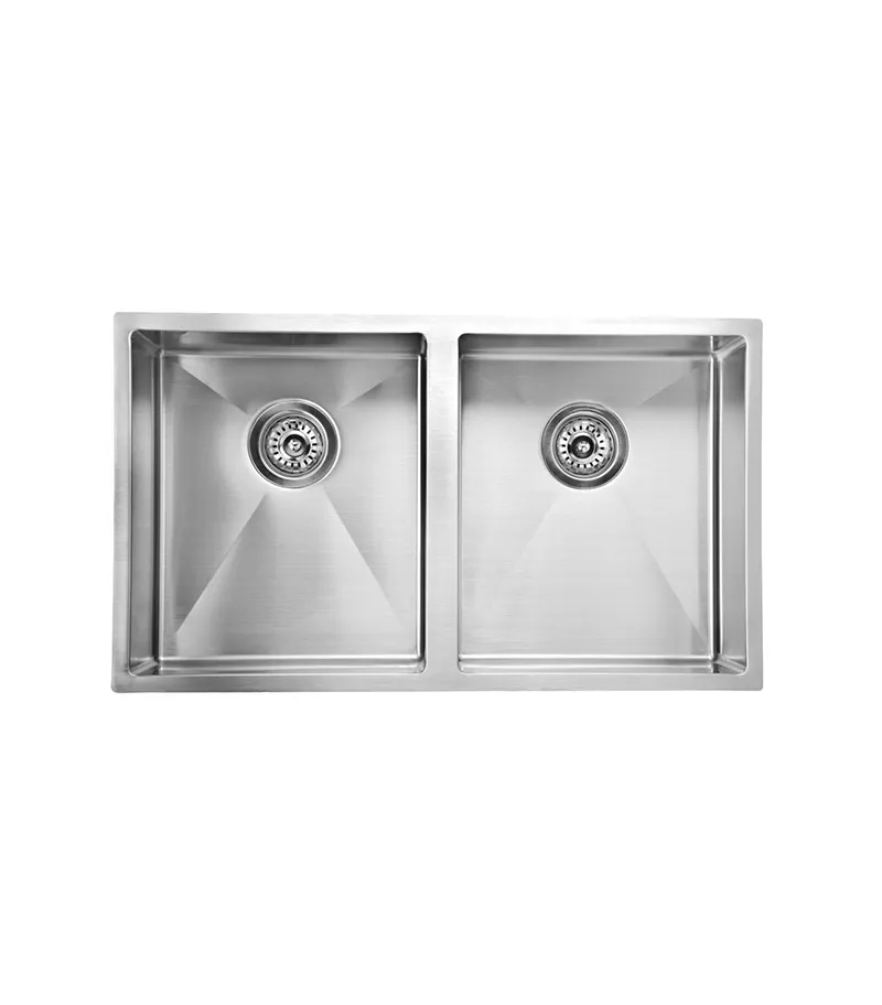 Eden Double Bowl Above or Undermount Sink 760mm PS340DR