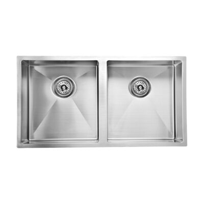 Eden Double Bowl Above or Undermount Sink 880mm PS400DR