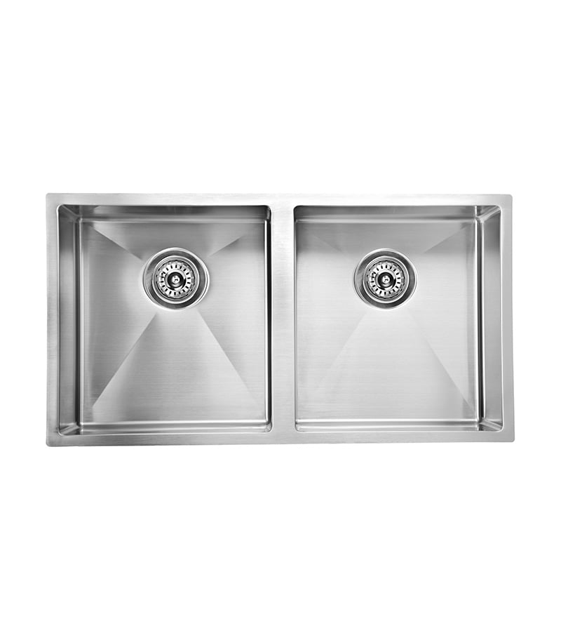 Eden Double Bowl Above or Undermount Sink 880mm PS400DR