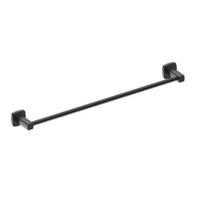 Luxus Single Towel Rail - Matt Black