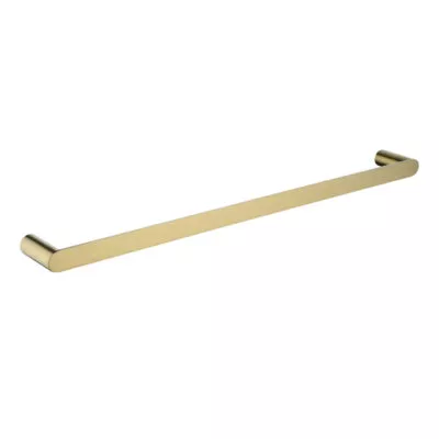 Esperia Single Towel Rail - Brushed Yellow Gold