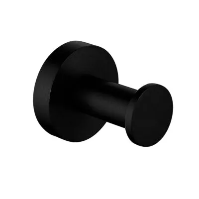 Lucid Single Robe Hook - Matt Black