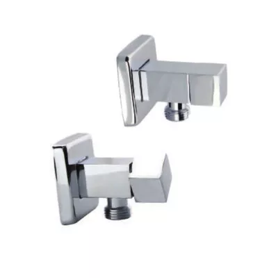 Cube Chrome Square 1/4 Turn Washing Machine Stops