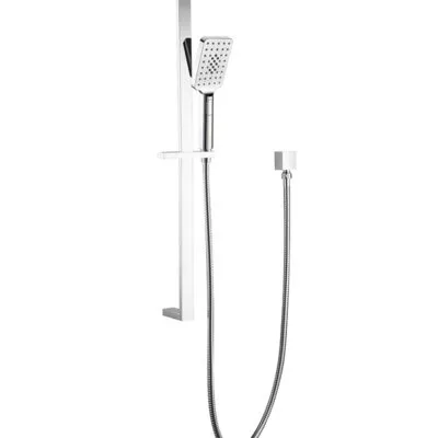 BK Eco Square Chrome Shower Rail