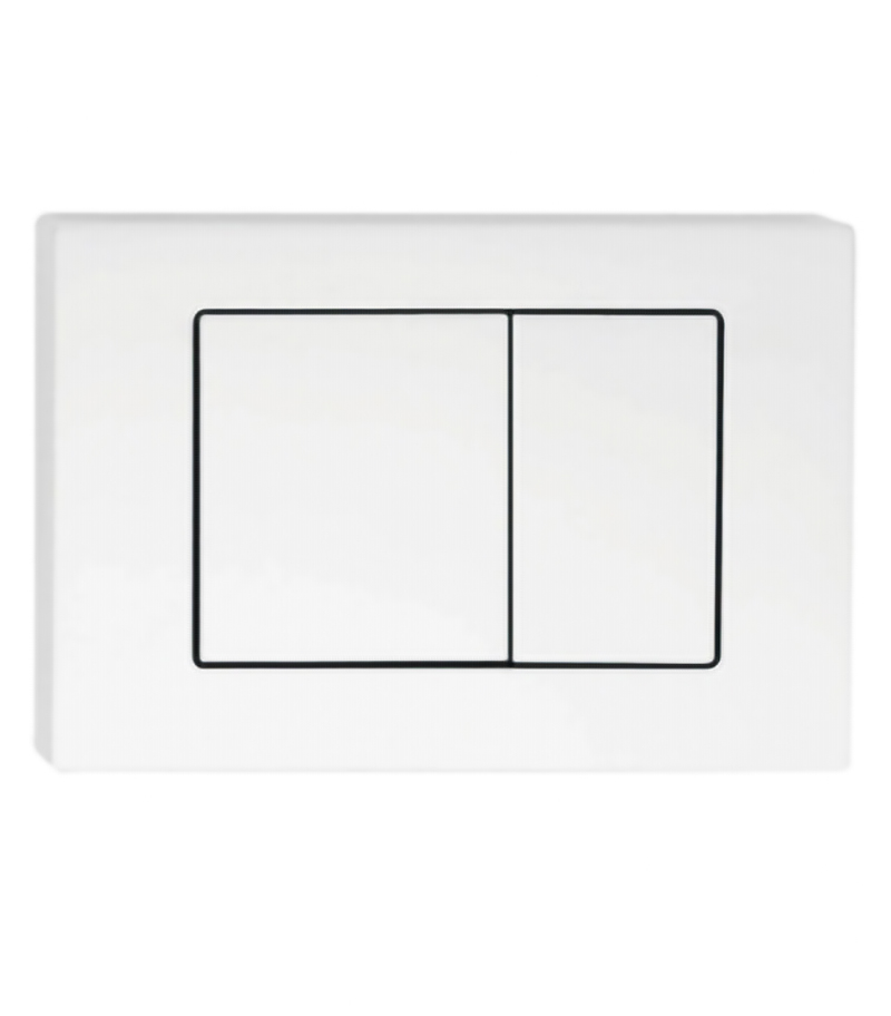 Square White Toilet Push Button G3004109W