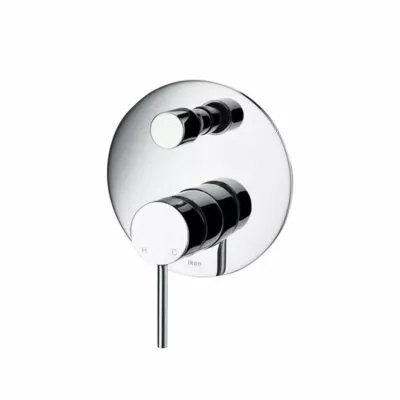 Ikon Hali Chrome Wall Mixer With Diverter