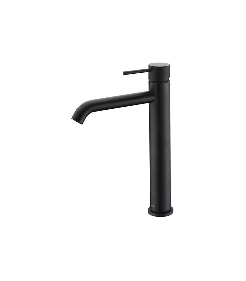 IKON Hali High Rise Matt Black Basin Mixer