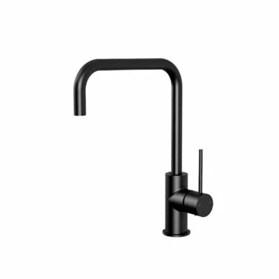 IKON Hali Matt Black Sink Mixer