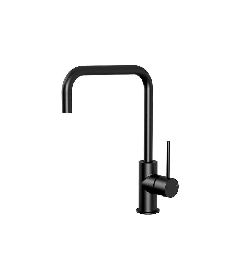 IKON Hali Matt Black Sink Mixer