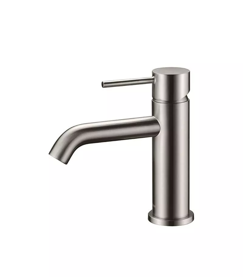 IKON Hali Brushed Nickel Basin Mixer