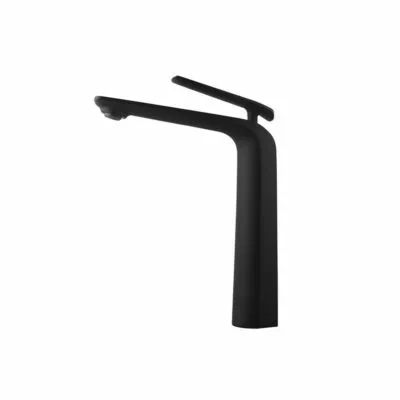 Esperia Matt Black Tall Basin Mixer