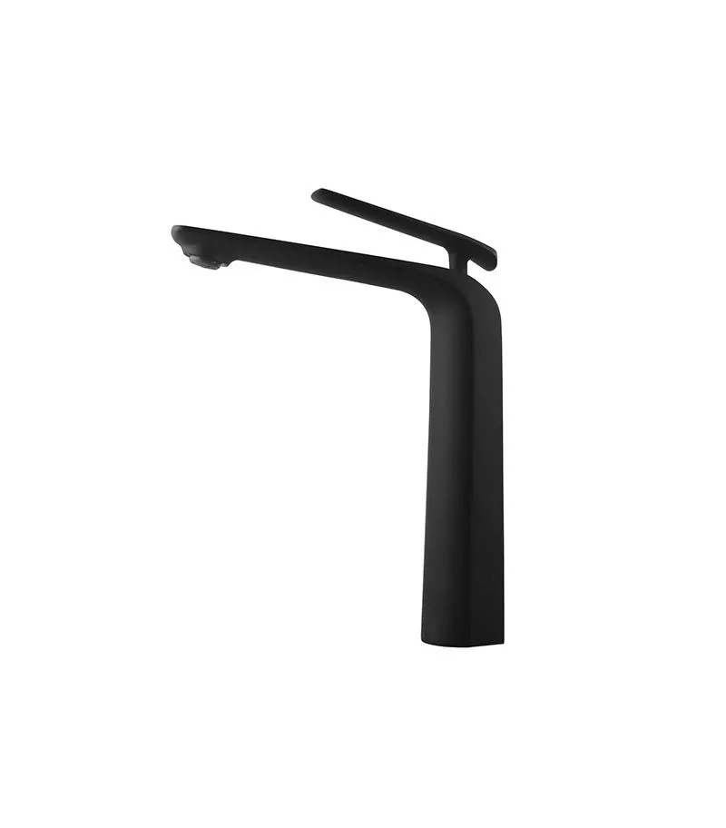 Esperia Matt Black Tall Basin Mixer