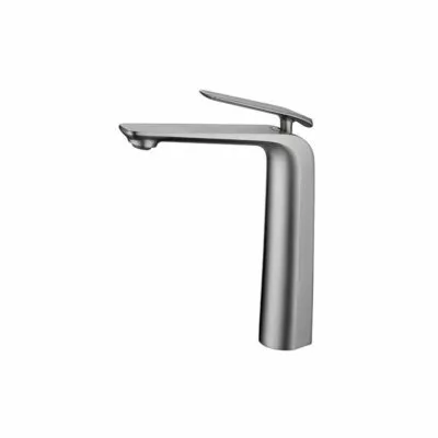 Esperia Brushed Nickel Tall Basin Mixer