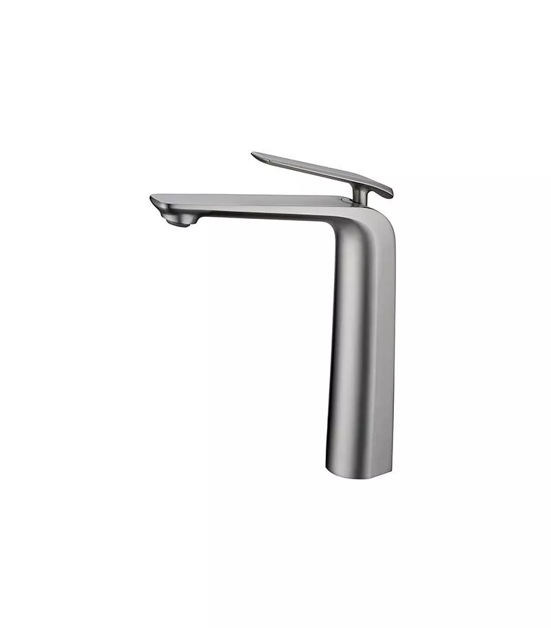 Esperia Brushed Nickel Tall Basin Mixer