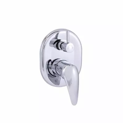 Acco Chrome Wall Mixer With Diverter