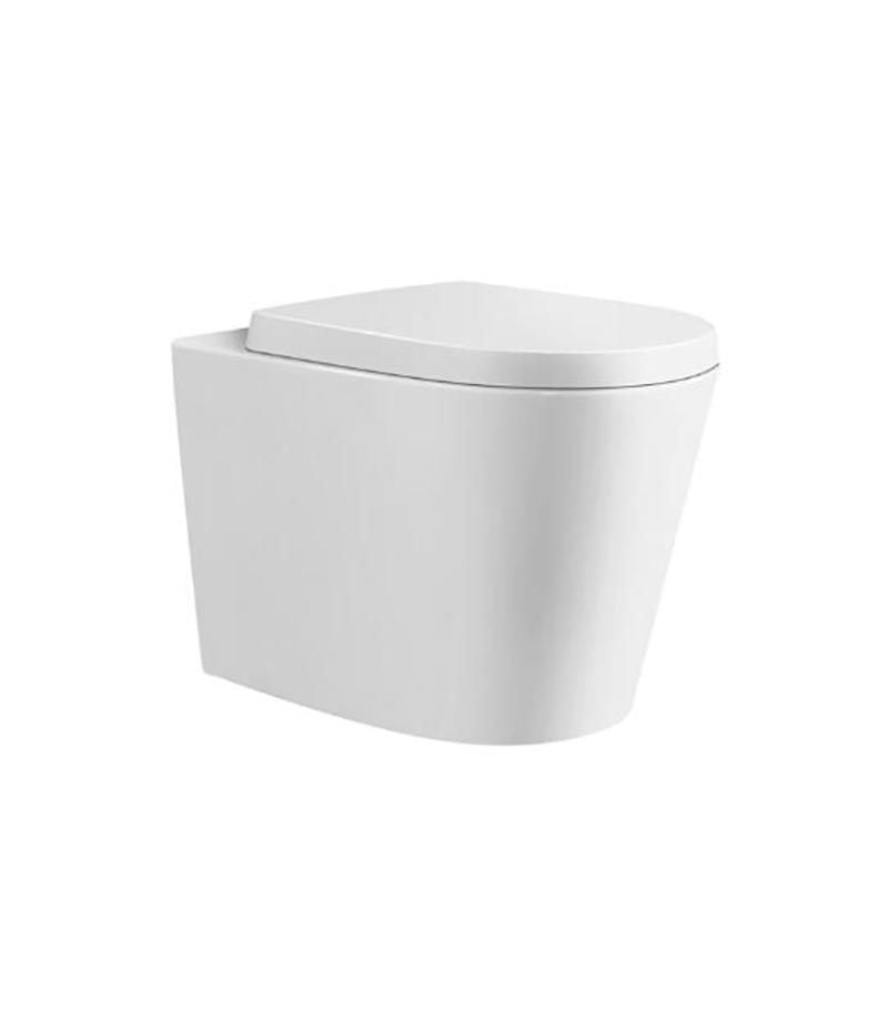 Concealed Wall Faced Floor Mounted Toilet Pan 102