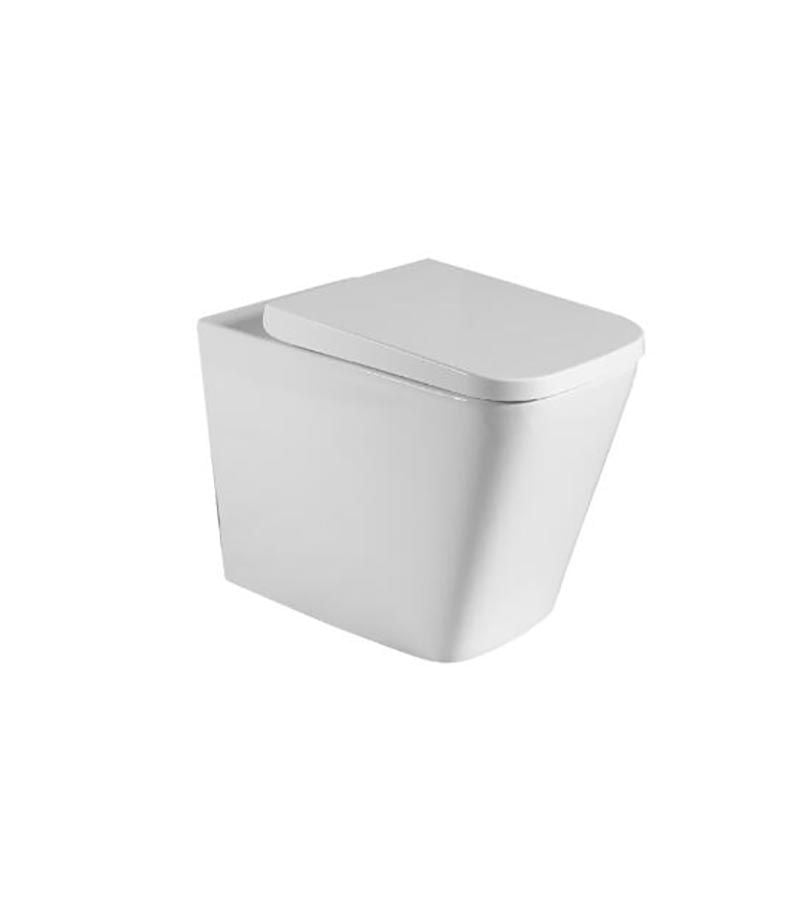 Concealed Wall Faced Floor Mounted Toilet Pan 103