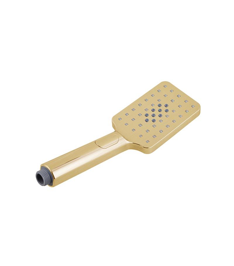 Esperia Square Brushed Yellow Gold Hand Shower