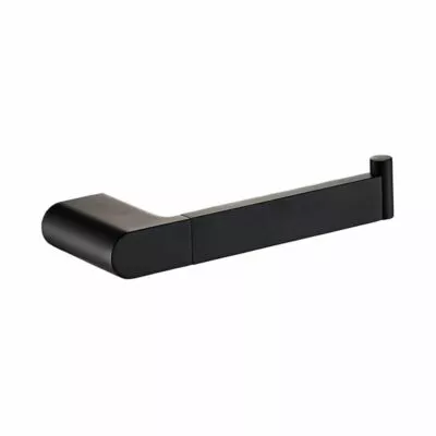 Flores Toilet Roll Holder - Matt Black