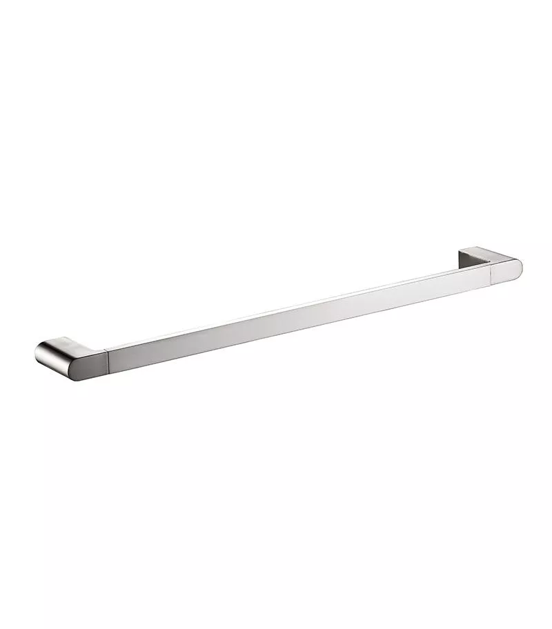 Flores Single Towel Rail - Brushed Nickel