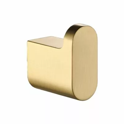 Flores Robe Hook - Brushed Gold