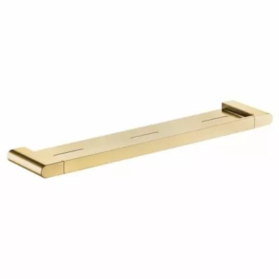 Flores Cosmetic Shelf - Brushed Gold