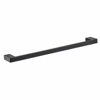 Ceram Single Towel Rail - Matt Black