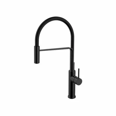 IKON Hali Multifunctional Matt Black Sink Mixer