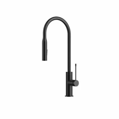 Aziz Matt Black Pull Out Kitchen Mixer PCC1002MB