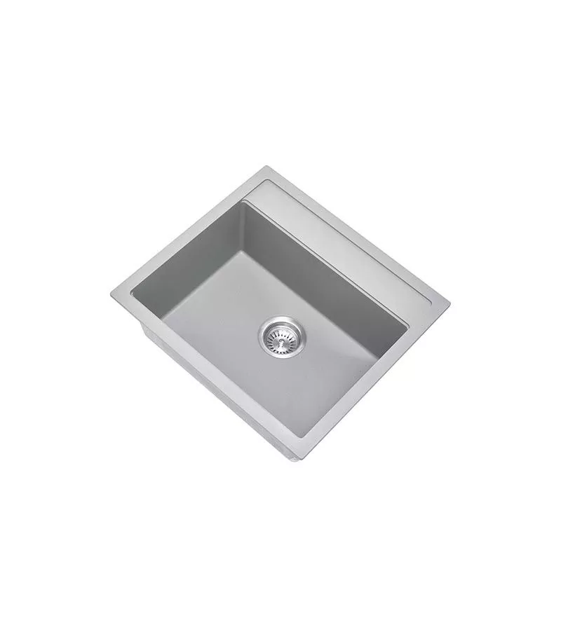 Carysil Concrete Grey Granite Kitchen Sink 560mm TWM-560FEG