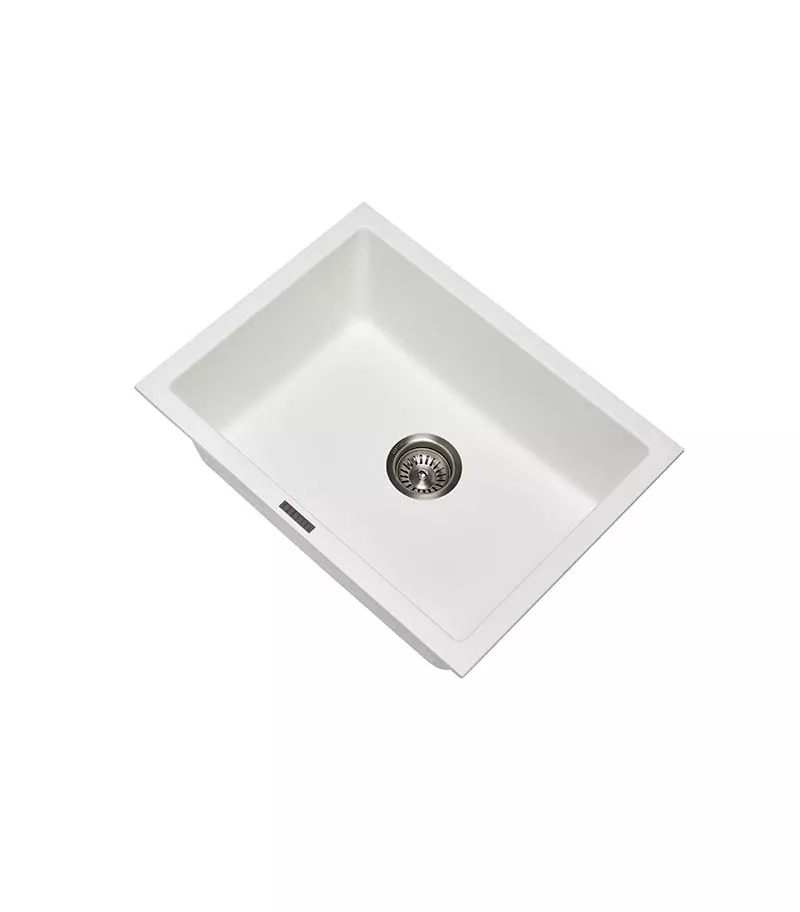 Carysil White Granite Kitchen Sink 610mm TWM6145-W