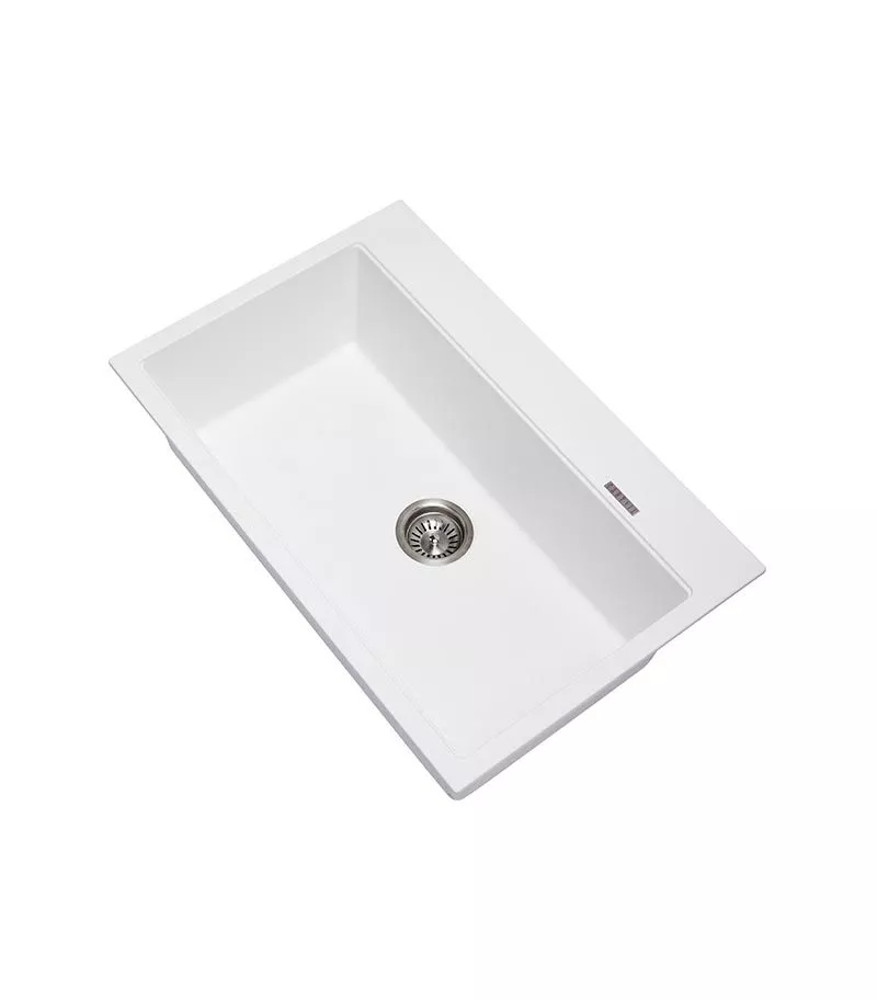 Carysil White Granite Kitchen Sink 780mm TWMW780-W