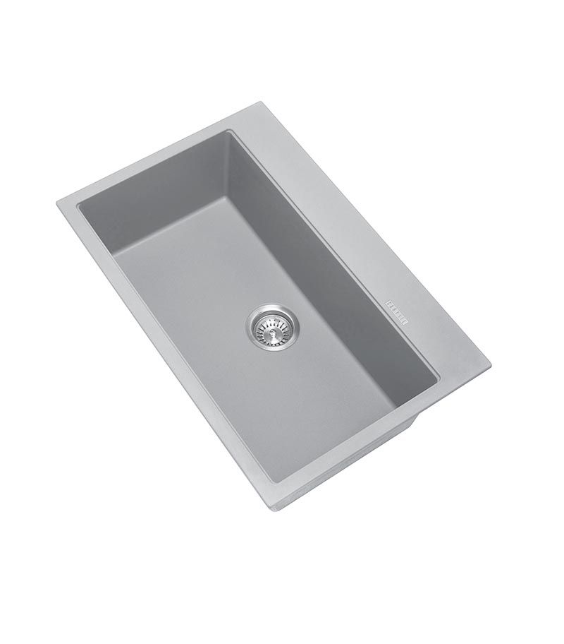 Carysil Concrete Grey Granite Kitchen Sink 780mm TWMW780-G