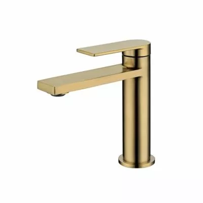 Ruki Brushed Gold Basin Mixer