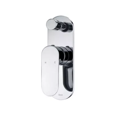 IKON Banda Chrome Wall Mixer With Diverter