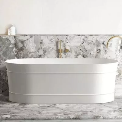 Bondi Freestanding Bath - Matt White