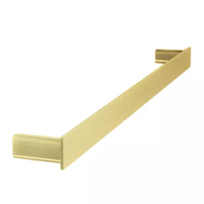 Gabe Single Towel Rail - Brushed Gold