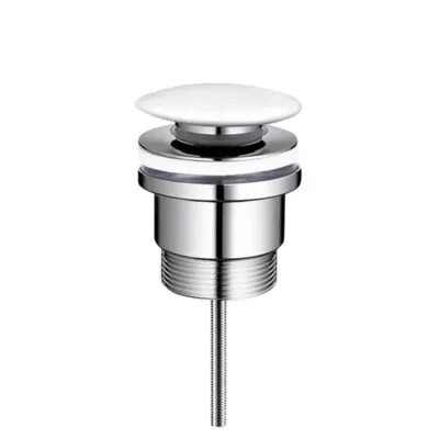 Universal Matt White Mushroom Pop Up Waste M43MW
