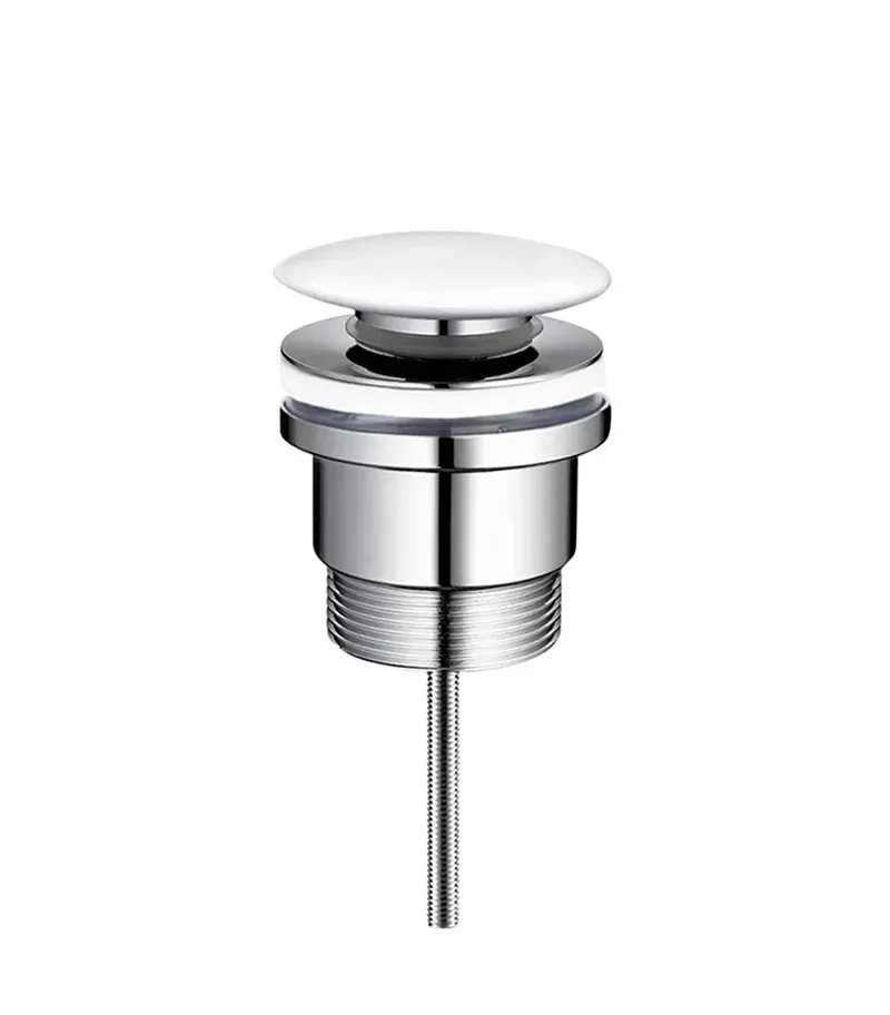 Universal Matt White Mushroom Pop Up Waste M43MW
