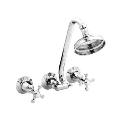 Noosa Chrome Heritage Shower Tap Set P851F+R507B