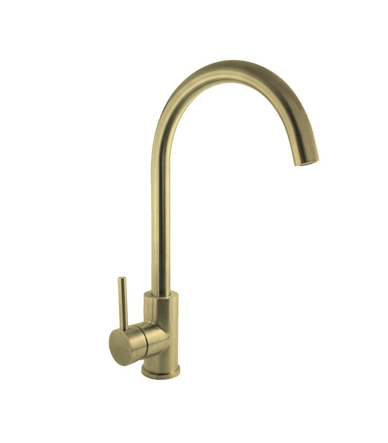 Elle Stainless Steel Brushed Gold Project Sink Mixer SST874BG