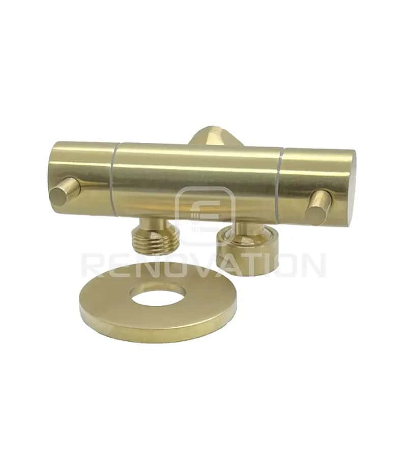 Link Brushed Gold Dual Control Mini Cistern Stop T115DBG