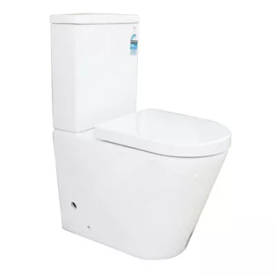 Milano Rimless Flush Wall Faced Universal Toilet Suite PTW1011