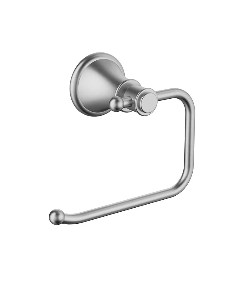 Clasico Brushed Nickel Toilet Roll Holder