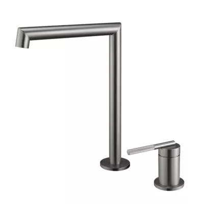 CADDENCE Brushed Nickel Split Type Basin Mixer
