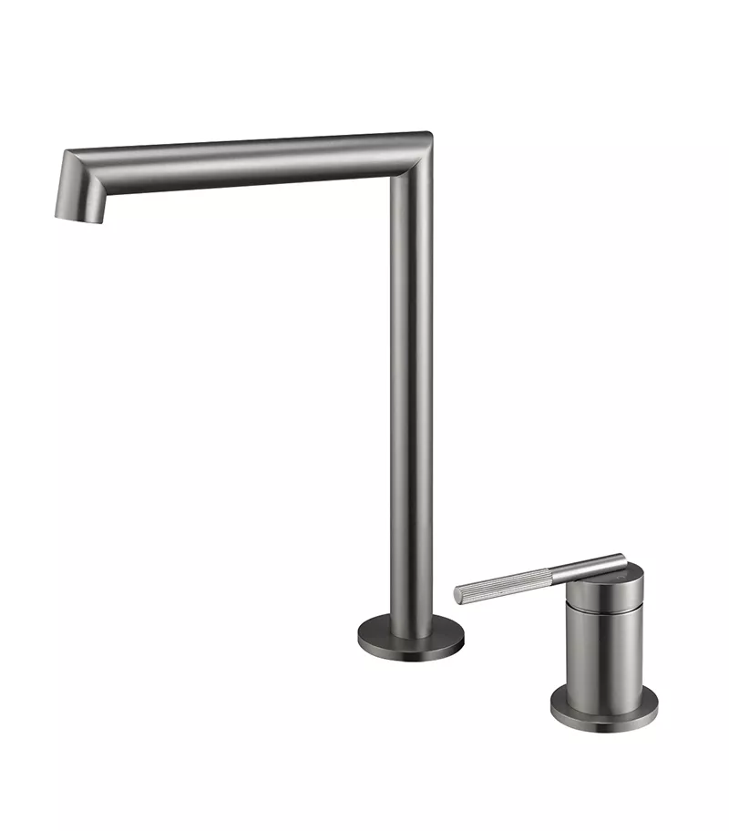 CADDENCE Brushed Nickel Split Type Basin Mixer