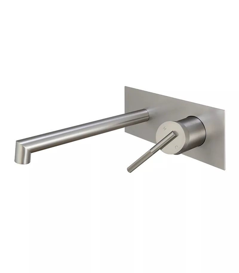 CADDENCE Brushed Nickel Bath Or Wall Mounted Mixer
