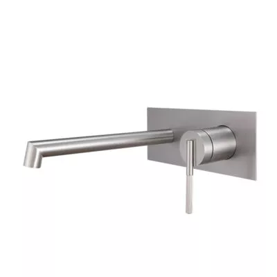 CADDENCE Brushed Nickel Bath Or Wall Mounted Mixer