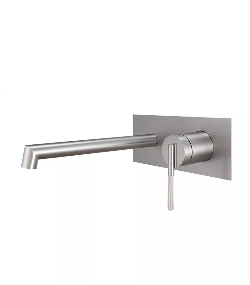 CADDENCE Brushed Nickel Bath Or Wall Mounted Mixer